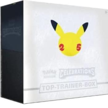 Pokemon 25 Jahre Celebrations Top Trainer Box DE